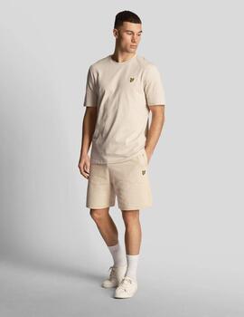 SHORT LYLE&SCOTT BEIGE SLUB