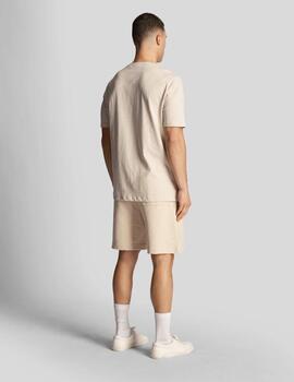 SHORT LYLE&SCOTT BEIGE SLUB