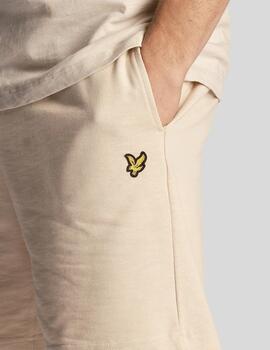 SHORT LYLE&SCOTT BEIGE SLUB