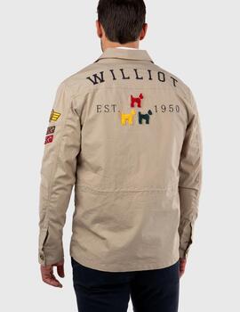 WILLIOT SOBRECAMISA BEIGE ÉTNICA