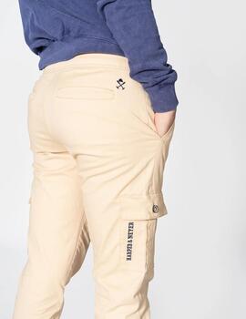 HARPER PANTALÓN CAMEL JOGGER CARGO