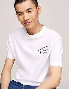 TOMMY CAMISETA BLANCA SIGNATURE