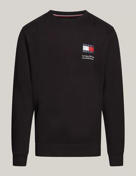 TOMMY SUDADERA LOGO NEGRA