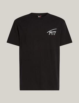 TOMMY CAMISETA NEGRA SIGNATURE