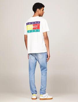 TOMMY CAMISETA BLANCA POP COLOR