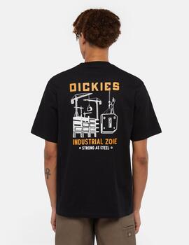 CAMISETA DICKIES INDUSTRIAL ZONE NEGRO