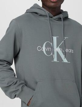 CALVIN KLEIN HOODIE MONOGRAMA GREY ENDLESS