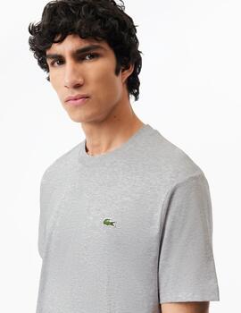 LACOSTE CAMISETA GRIS CLASSIC FIT