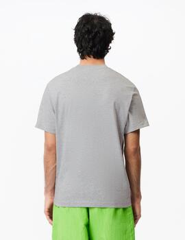 LACOSTE CAMISETA GRIS CLASSIC FIT