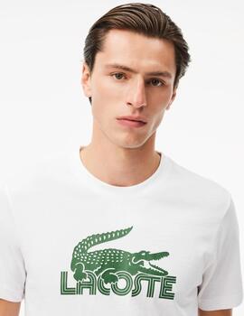 LACOSTE CAMISETA BLANCA ULTRA DRY