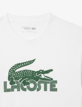 LACOSTE CAMISETA BLANCA ULTRA DRY