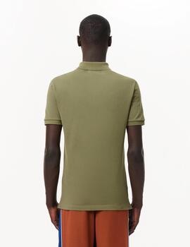 LACOSTE POLO SLIM FIT OLIVA