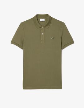 LACOSTE POLO SLIM FIT OLIVA