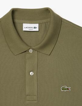 LACOSTE POLO SLIM FIT OLIVA