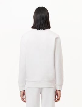 LACOSTE SUDADERA BLANCA CUELLO REDONDO