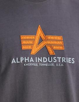 ALPHA CAMISETA RUBBER VINTAGE GREY