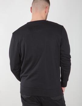 ALPHA SUDADERA BASIC NEGRA