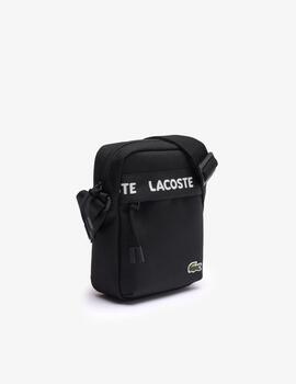 LACOSTE BANDOLERA NEGRA NEOCROC LOGO