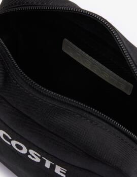 LACOSTE BANDOLERA NEGRA NEOCROC LOGO