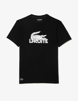 LACOSTE CAMISETA NEGRA ULTRA DRY