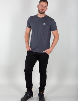 ALPHA CAMISETA GRIS BASIC SMALL LOGO