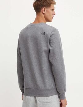 NORTH FACE SUDADERA GRIS SIMPLE DOME