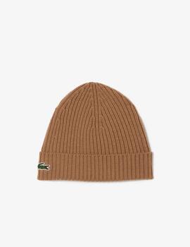 LACOSTE GORRO LANA MARRON