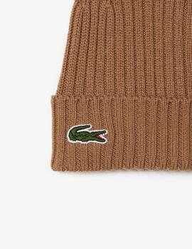 LACOSTE GORRO LANA MARRON