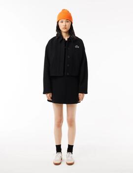 LACOSTE POLO NEGRO OVERSIZE