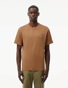 LACOSTE CAMISETA MARRON CLASSIC FIT