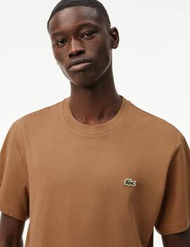 LACOSTE CAMISETA MARRON CLASSIC FIT