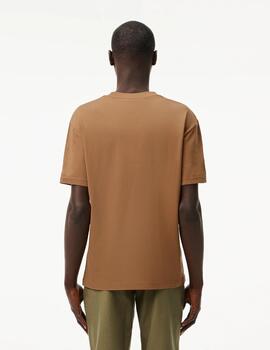 LACOSTE CAMISETA MARRON CLASSIC FIT