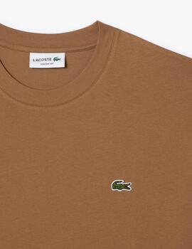 LACOSTE CAMISETA MARRON CLASSIC FIT