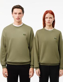 LACOSTE SUDADERA KAKI OVERSIZE