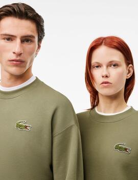 LACOSTE SUDADERA KAKI OVERSIZE