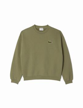 LACOSTE SUDADERA KAKI OVERSIZE