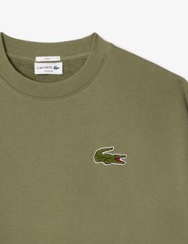 LACOSTE SUDADERA KAKI OVERSIZE