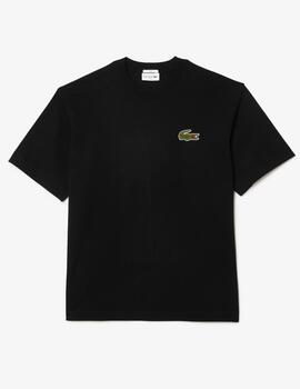 LACOSTE CAMISETA NEGRA OVERSIZE