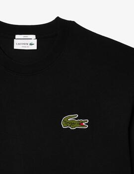 LACOSTE CAMISETA NEGRA OVERSIZE