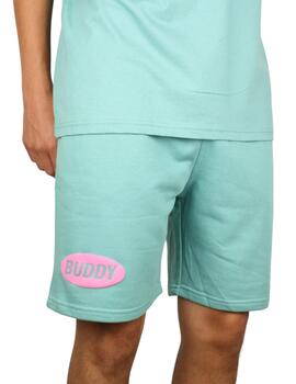 BUDDY PANT.CORTO LIGTH GREEN