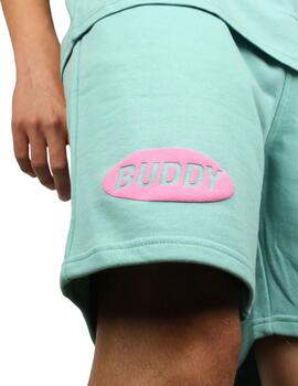 BUDDY PANT.CORTO LIGTH GREEN