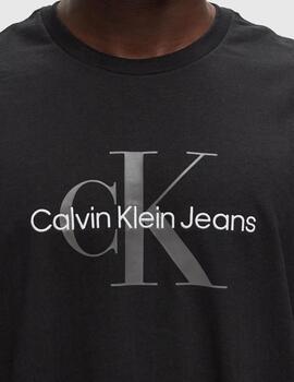 CALVIN KLEIN CAMISETA MONOGRAM NEGRA