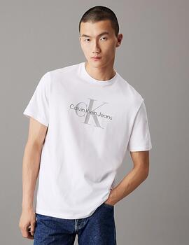 CALVIN KLEIN CAMISETA HERO MONOGRAM WHITE