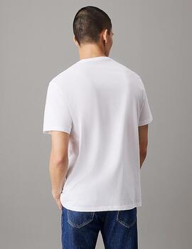 CALVIN KLEIN CAMISETA HERO MONOGRAM WHITE