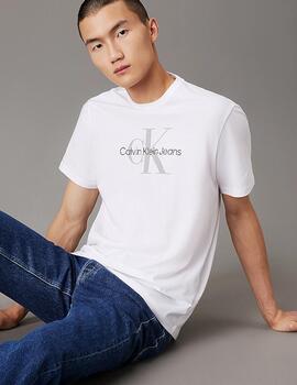 CALVIN KLEIN CAMISETA HERO MONOGRAM WHITE