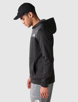 NORTH FACE HOODIE NEGRA REAXION FLEECE