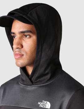 NORTH FACE HOODIE NEGRA REAXION FLEECE