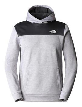 NORTH FACE HOODIE GRIS REAXION FLEECE