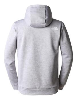 NORTH FACE HOODIE GRIS REAXION FLEECE