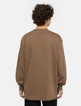 DICKIES CAMISETA LONG SLEEVE LURAY MARRON